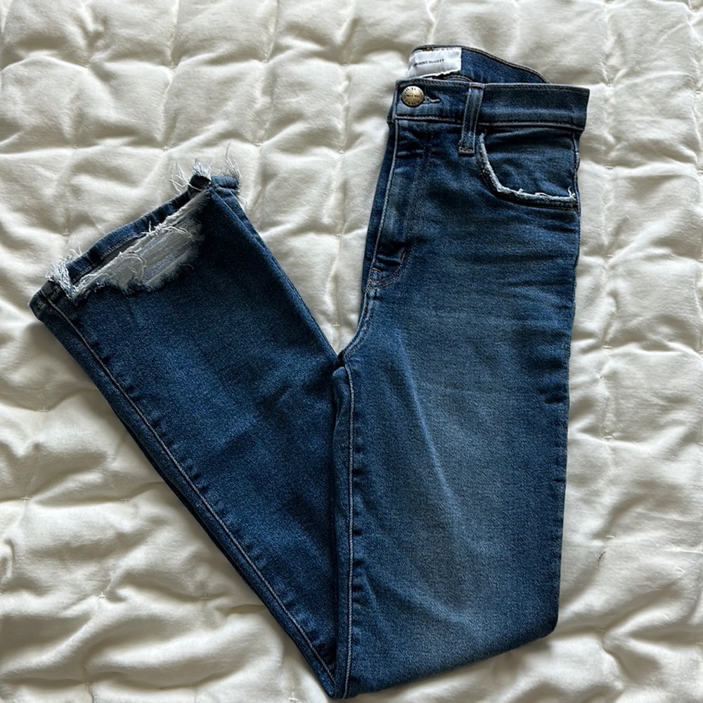 Current/Eliott kick crop denim